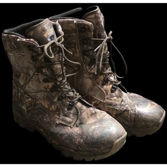 Wolverine Tall Hiker Camo Boots Waterproof Adult Men's Size 12M Hunting Lace-Up - Picture 1 of 13